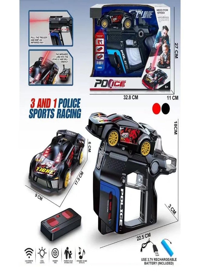 Magicwand 2-Player Infrared Battle RC Car Toy with Dual Remotes | Shoot & Knock-Down Action Game | Time-Bound Dodge & Shoot Knock-Down Game | Interactive Racing & Target Toy for Kids - Image 2